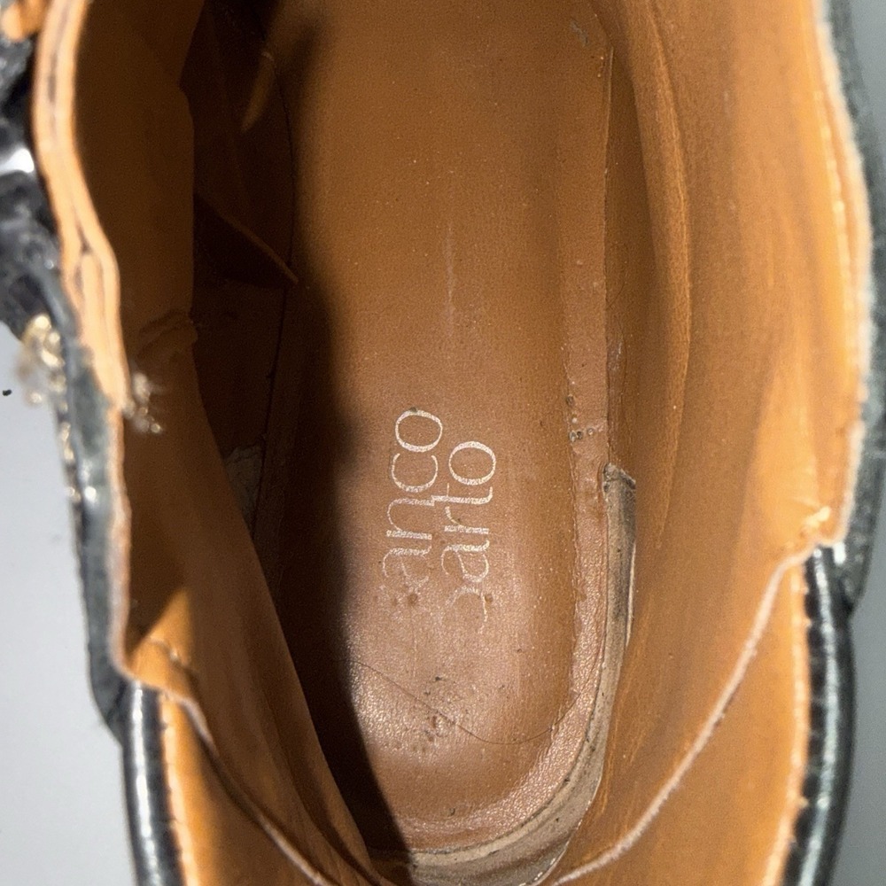Franco Sarto Women's Mobi Hand Finished Leather Booties Chelsea Boots Women's 11 - Picture 8 of 9